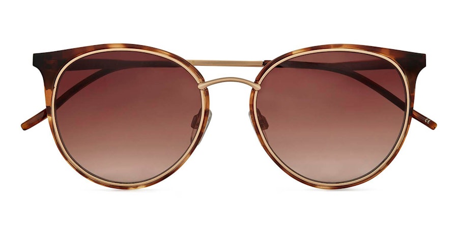 Ted Baker Neva TB 1610 (122) Sunglasses Brown / Gold 1