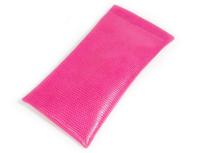 Vegan Lizard Spring-Top With Neck Cord -  Pink Pink