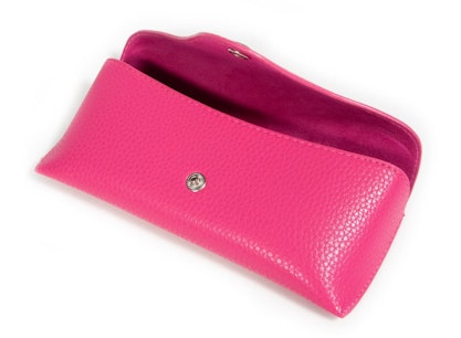 Classic Vegan Leather Envelope Case -  Pink Pink