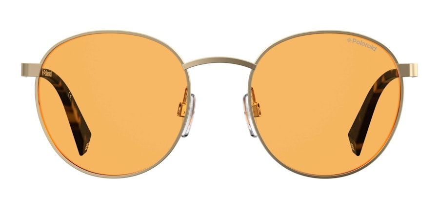 Love Island x Polaroid Round Pop PLD 2053/S Unisex Sunglasses Yellow/Orange