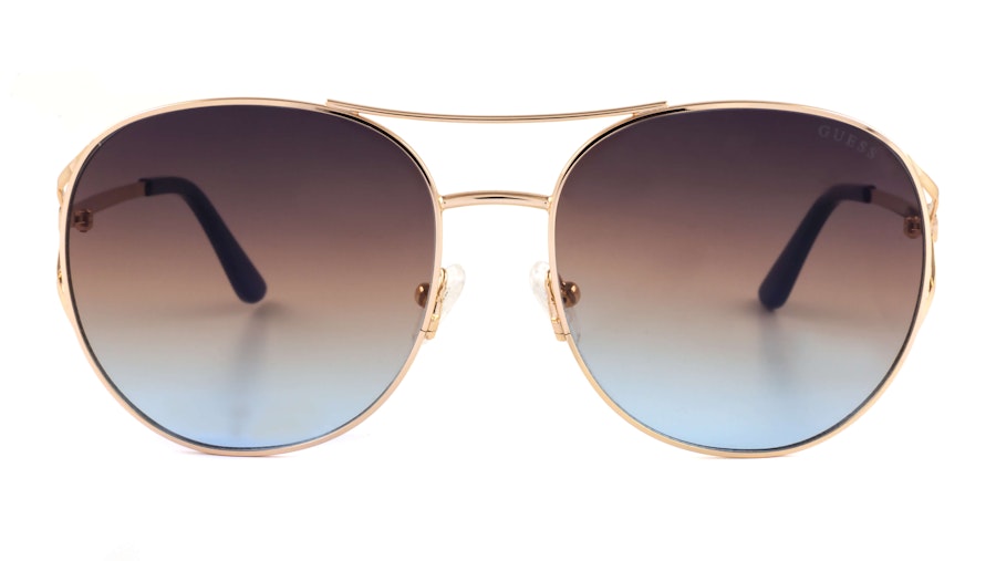Guess GU 7686 Women's Sunglasses Blue/Gold