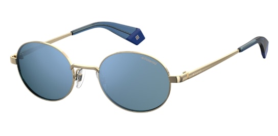 Oval Pop PLD 6066/S (LKS) Sunglasses Blue / Gold