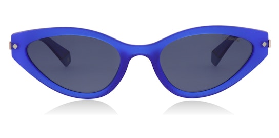 Sleek Cat-Eye PLD 4074/S (PJP) Sunglasses Grey / Blue
