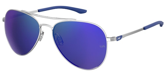 UA 0007/G/S (010) Sunglasses Blue / Silver