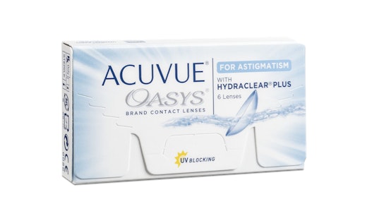 Acuvue Acuvue Oasys with Hydraclear Plus (Toric for astigmatism) Biweekly 6 lenses per box, per eye