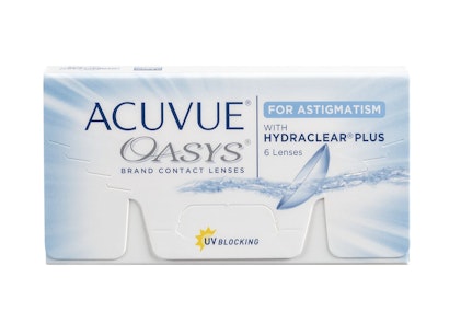 Acuvue Oasys with Hydraclear Plus (Toric for astigmatism) 