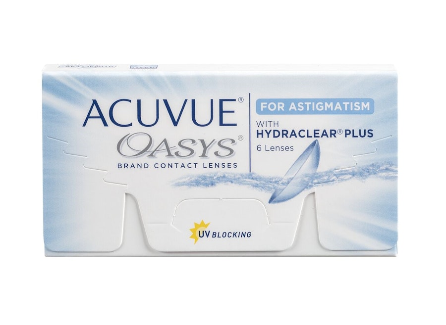 Acuvue Oasys with Hydraclear Plus (Toric for astigmatism)