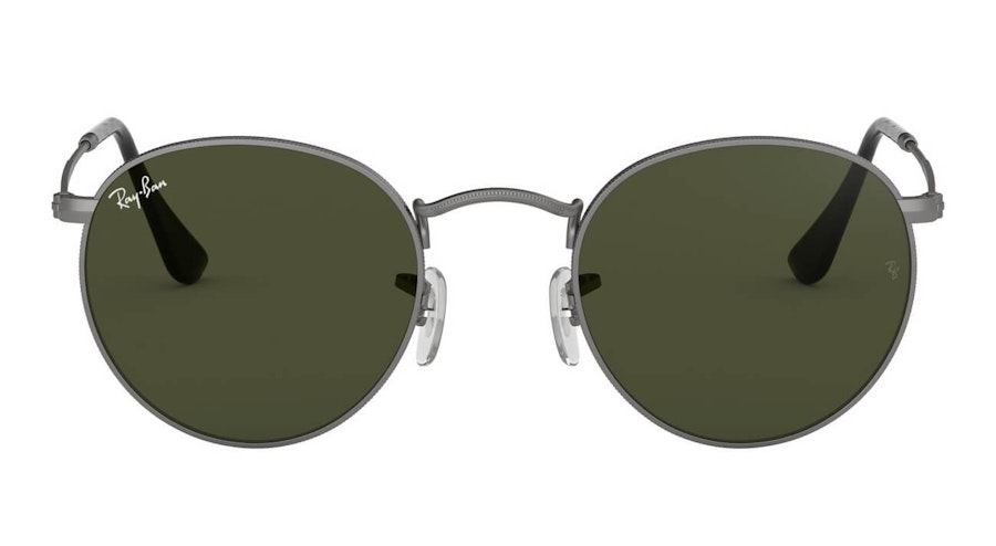 Ray-Ban Round Metal RB 3447 Men's Sunglasses Green/Grey