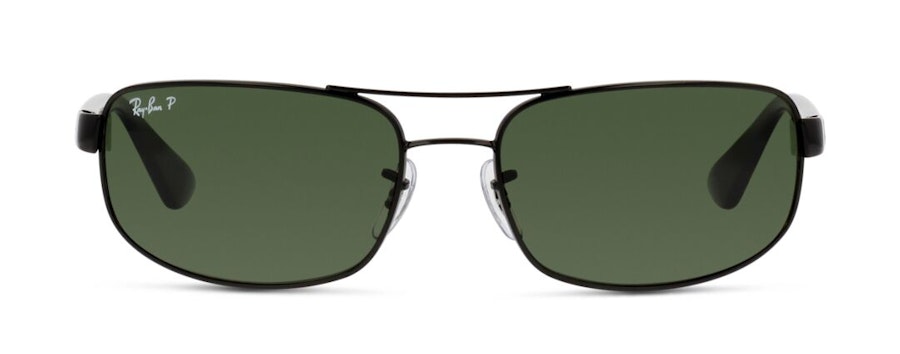 Ray-Ban RB 3445 (002/58) Sunglasses Green / Black