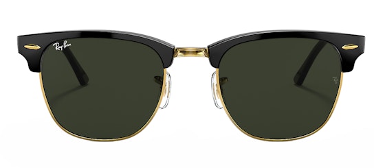 Club Master RB 3016 (W0365) Sunglasses Green / Black