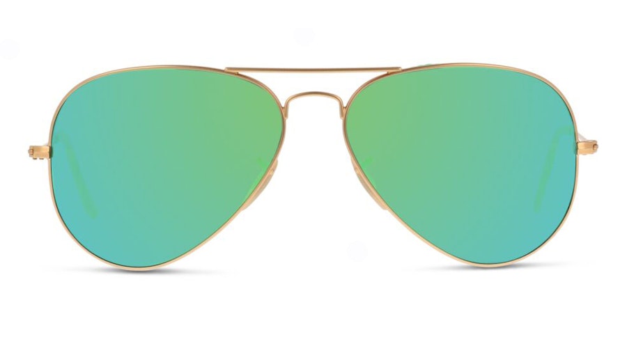 Ray-Ban Aviator RB 3025 Men's Sunglasses Green/Gold