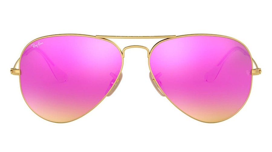 Ray-Ban Aviator RB 3025 Men's Sunglasses Pink/Gold