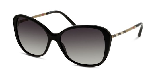 BE 4235Q (30018G) Sunglasses Grey / Black