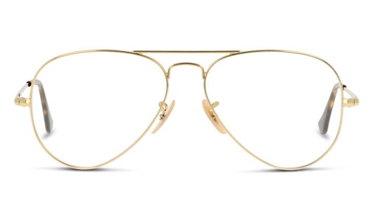 Aviator RX 6489 (2500) Glasses Transparent / Gold