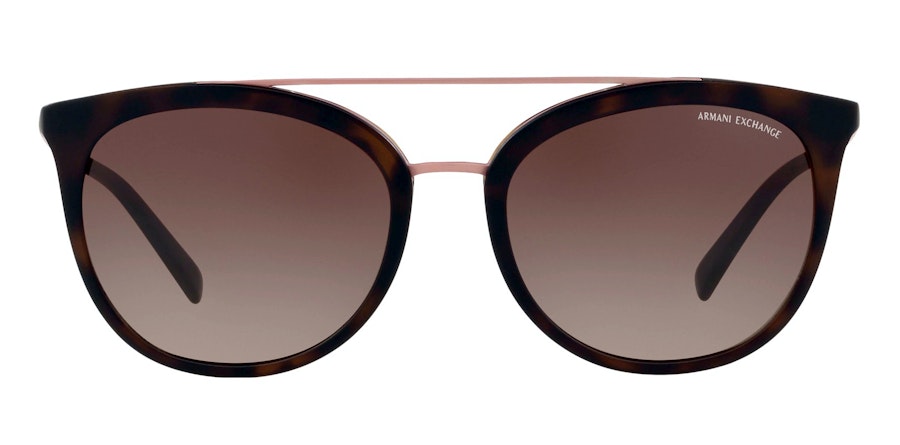 Armani Exchange AX4068S (802913) Sunglasses Brown / Tortoise Shell