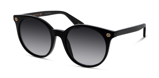 GG 0091S (001) Sunglasses Grey / Black