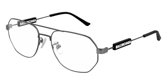 BB 0117O (Large) (001) Glasses Transparent / Grey