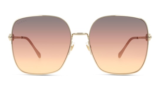 GG 0879S (004) Sunglasses Brown / Rose Gold