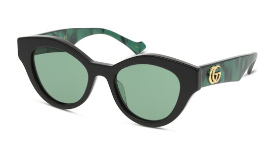 GG 0957S (001) Sunglasses Green / Green