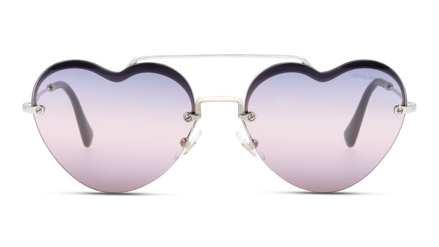 Miu Miu MU 62US Women's Sunglasses Pink / Silver