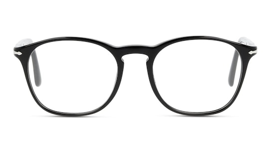 PO 3007VM (95) Glasses Transparent / Black