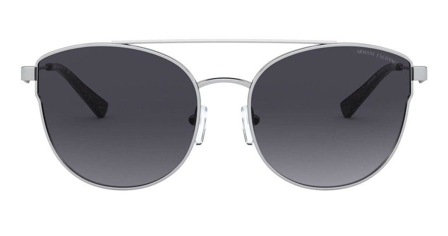 Armani Exchange AX 2032S Woman's Sunglasses Grey/Silver