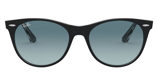 Wayfarer II RB 2185 (12943M) Sunglasses Grey / Black