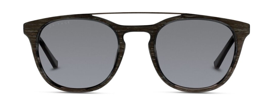 Heritage HS FM08 Unisex Sunglasses Grey / Black