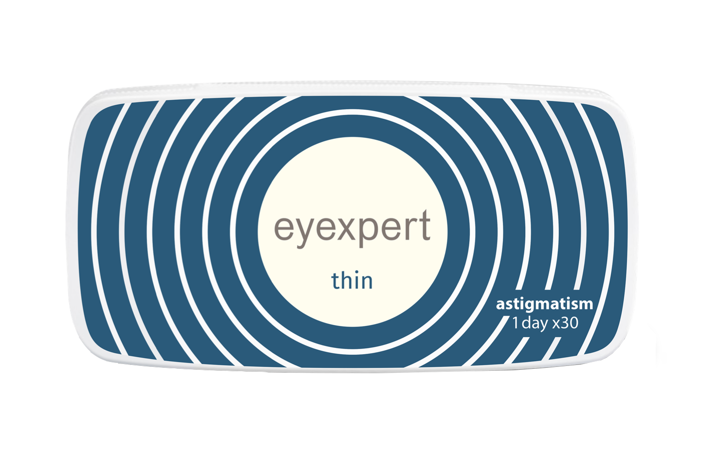 Front Eyexpert Thin 1 Day toric for astigmatism