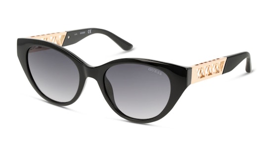 GU 7690 (01B) Sunglasses Grey / Black