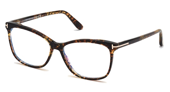 FT 5690-B (056) Glasses Transparent / Tortoise Shell