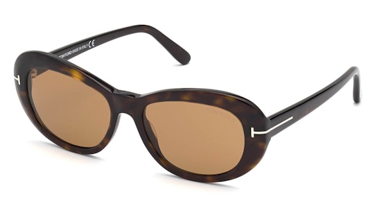 Elodie FT 819 (52E) Sunglasses Brown / Havana