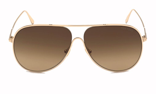 Alec FT 824 (28F) Sunglasses Brown / Rose Gold