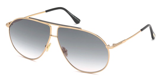 Riley-02 FT 825 (28B) Sunglasses Grey / Rose Gold