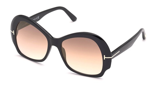 Zelda FT 874 (01G) Sunglasses Brown / Black