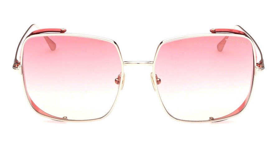 Tom Ford Toby-02 FT 901 (28T) Sunglasses Pink / Rose Gold