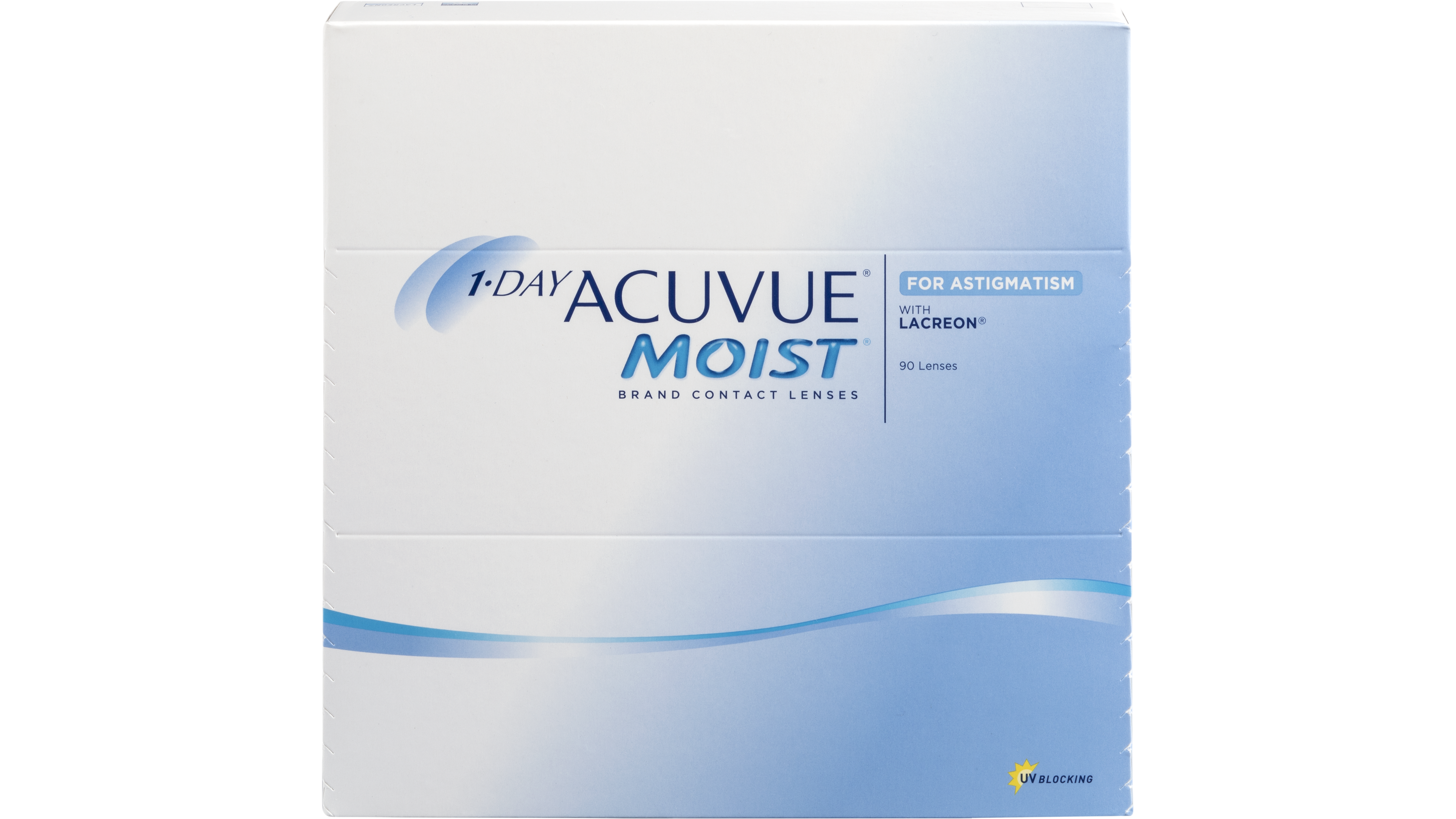 Front Acuvue 1-Day Acuvue Moist Astigmatism 90-pack Giornaliere 90 lenti per confezione