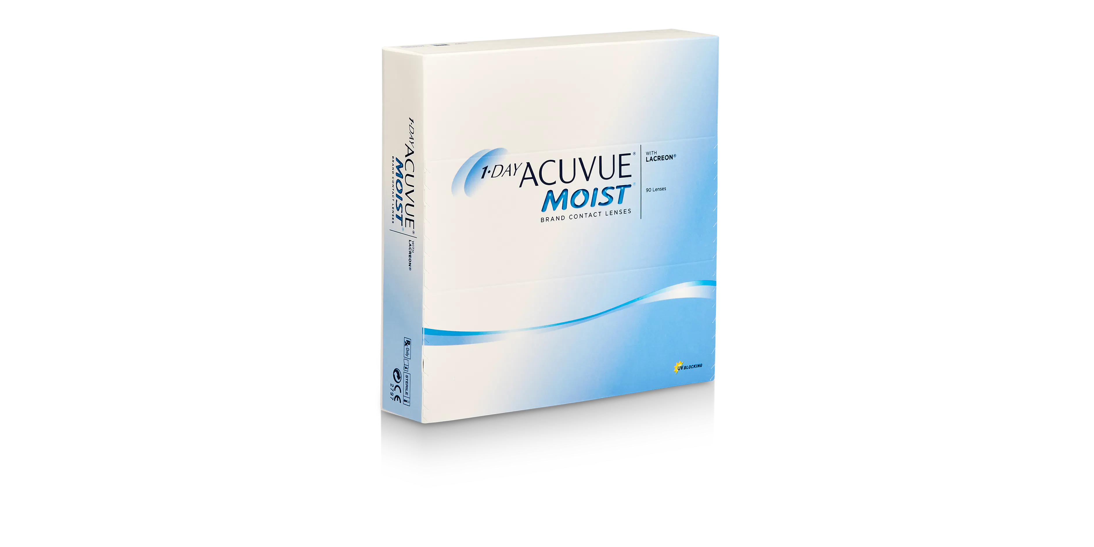 Front, 1-Day ACUVUE® Moist 90