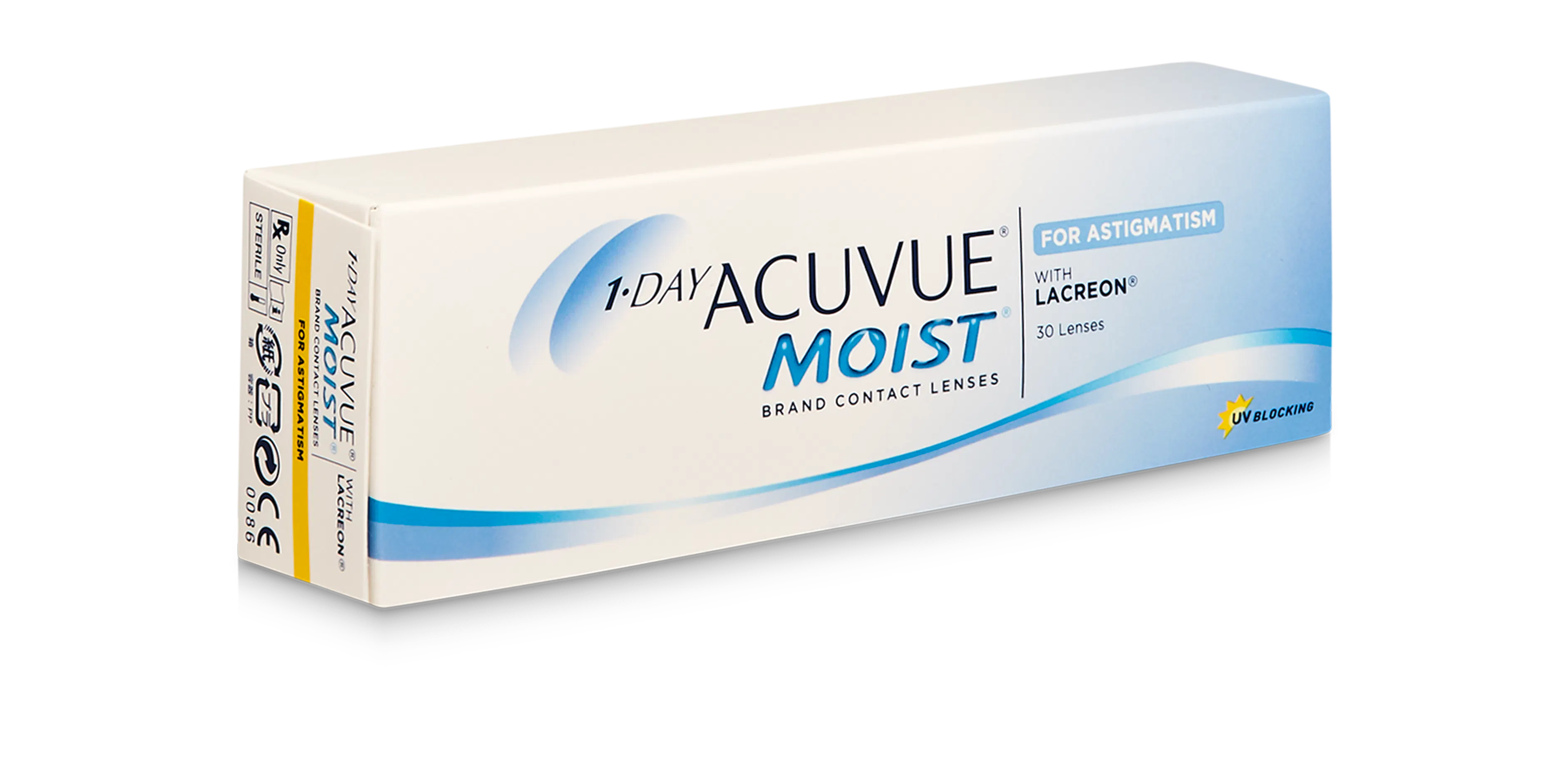 Front, 1-Day ACUVUE® Moist For Astigmatism 30