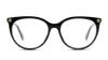 Gucci GG0093O 1 Nero,Trasparente