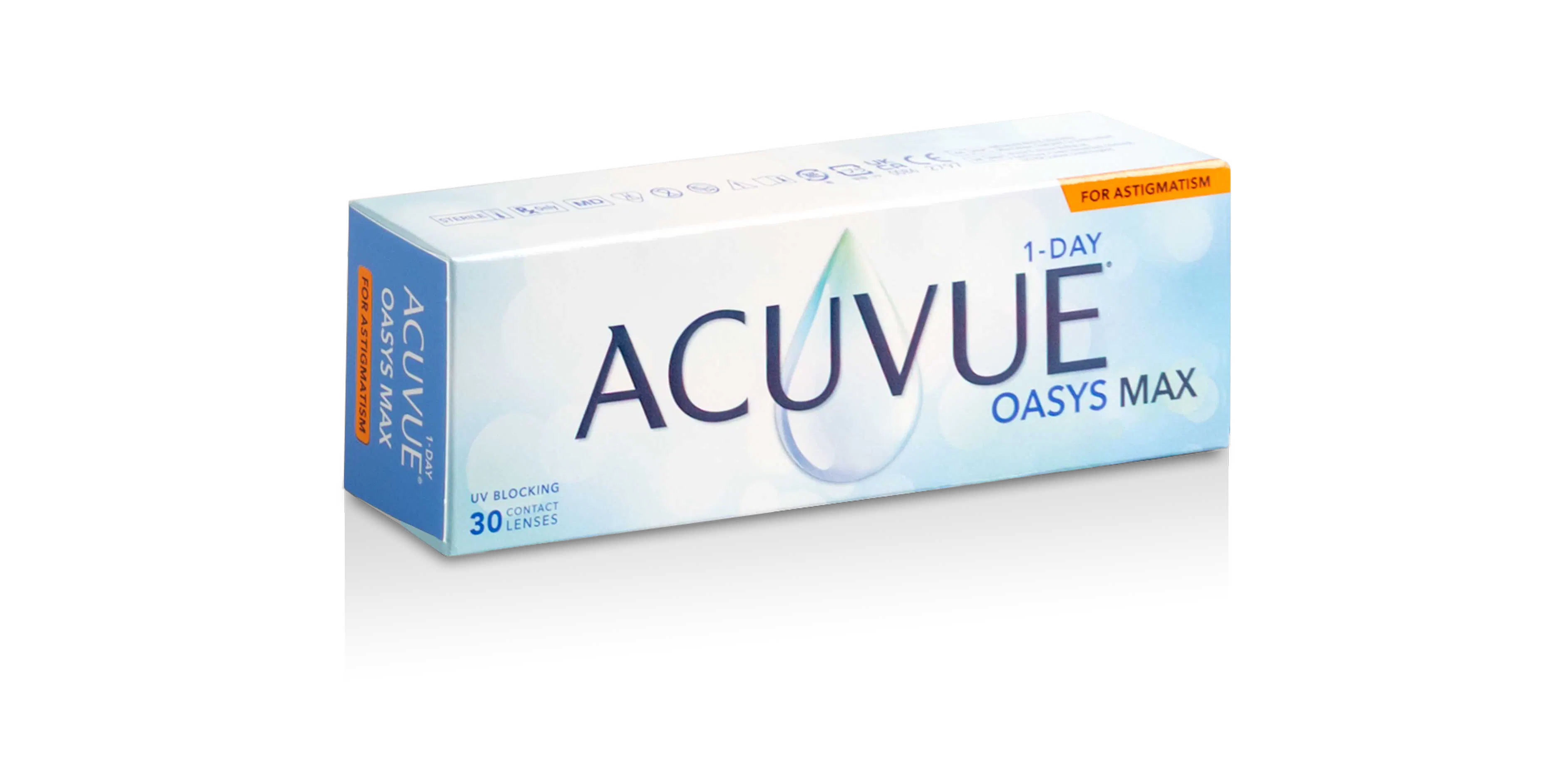Front, ACUVUE® OASYS MAX 1-Day Astigmatism 30