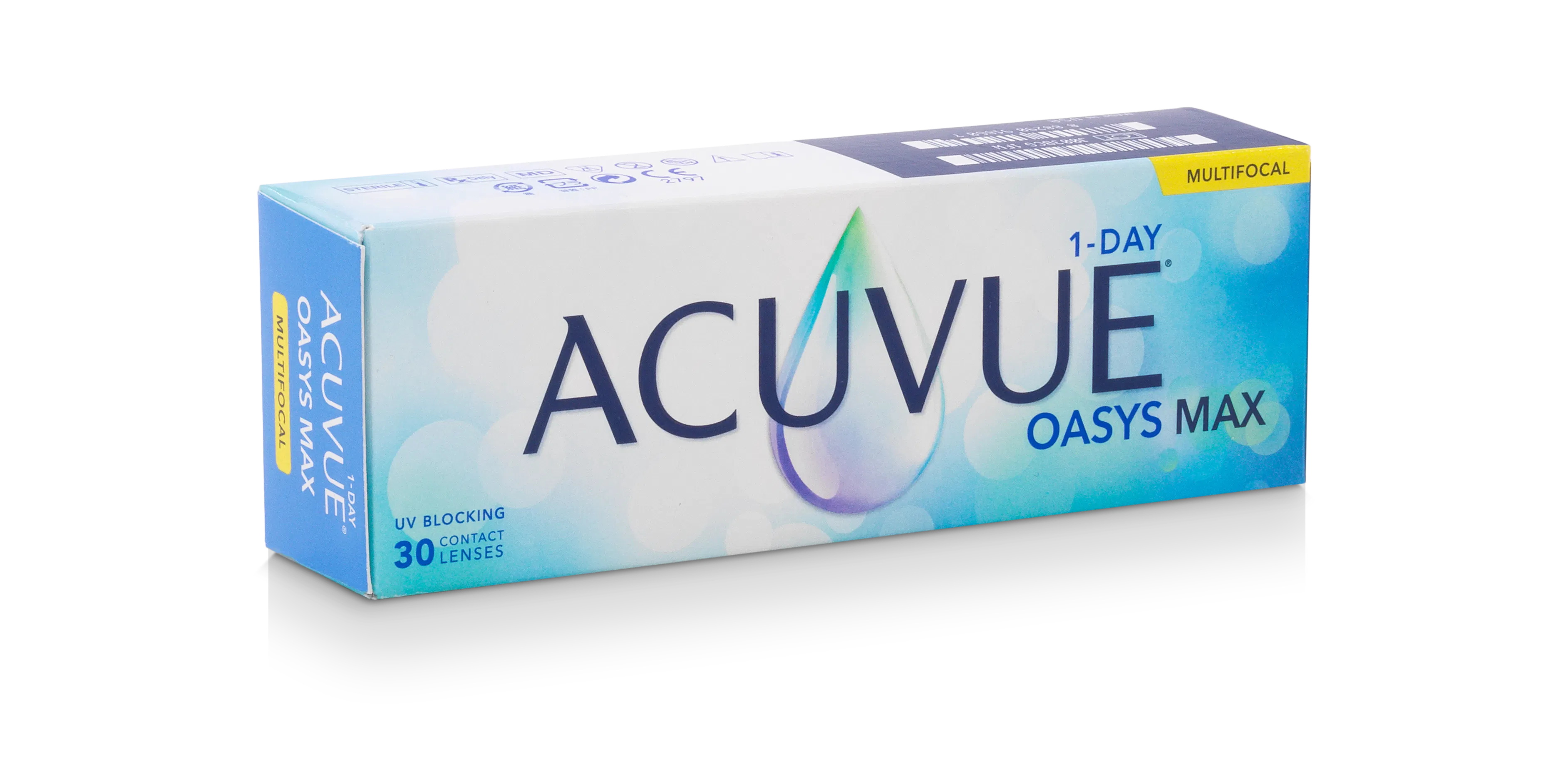 Front, ACUVUE® OASYS MAX 1-Day Multifocal 30