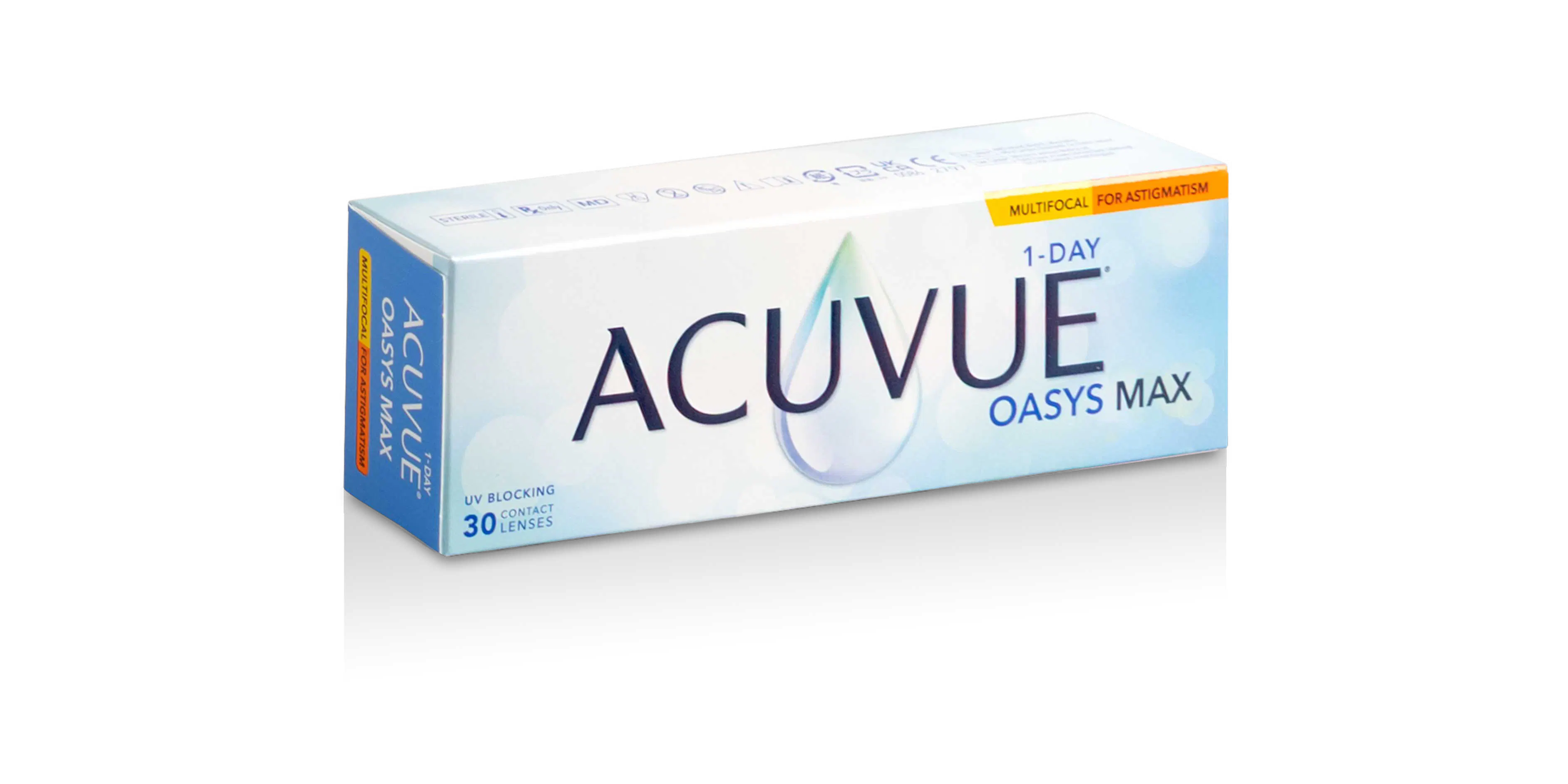 Front, ACUVUE® OASYS MAX 1-Day Multifocal for Astigmatism 30