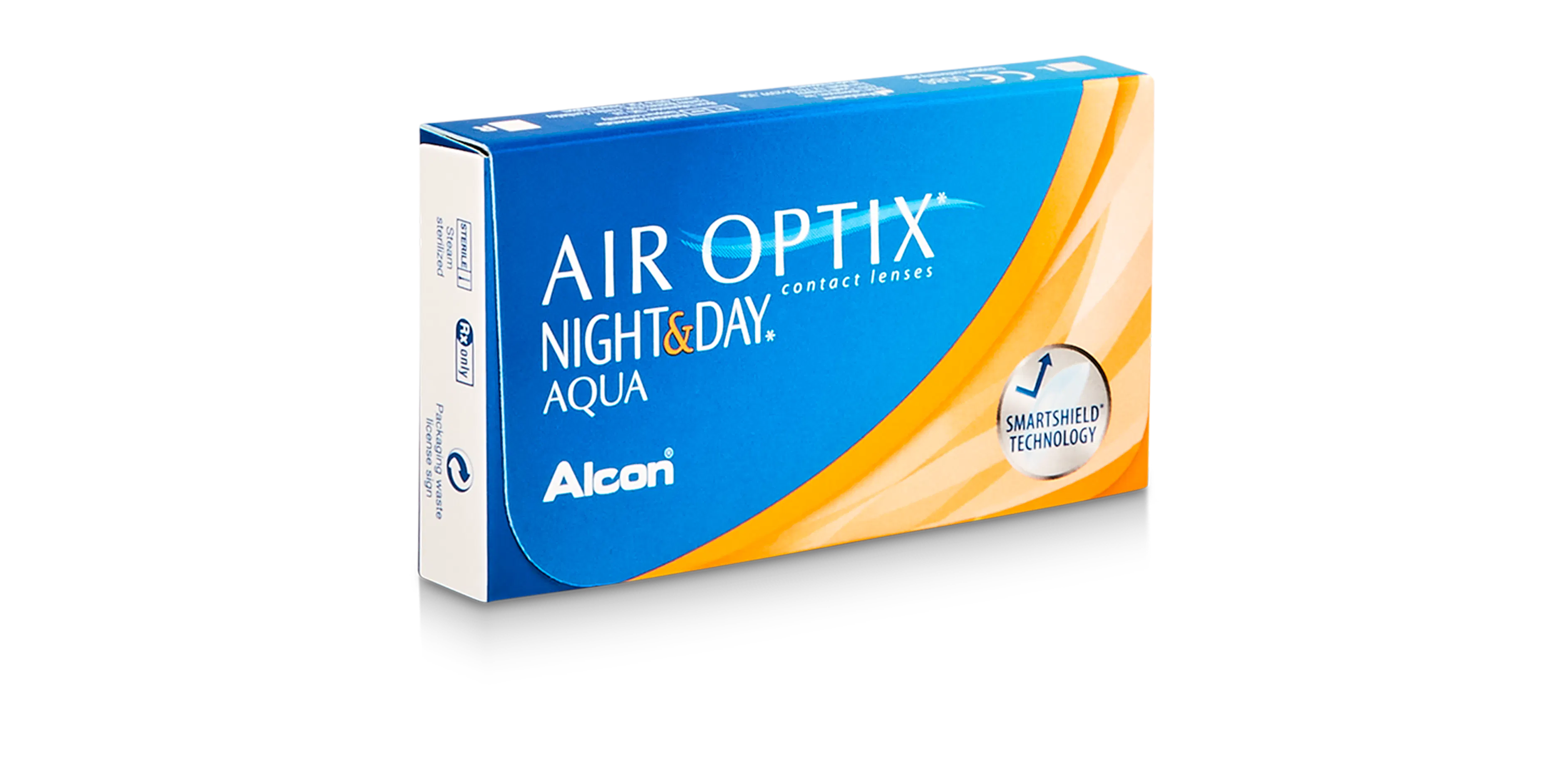 Front, AIR OPTIX® NIGHT & DAY® AQUA 3