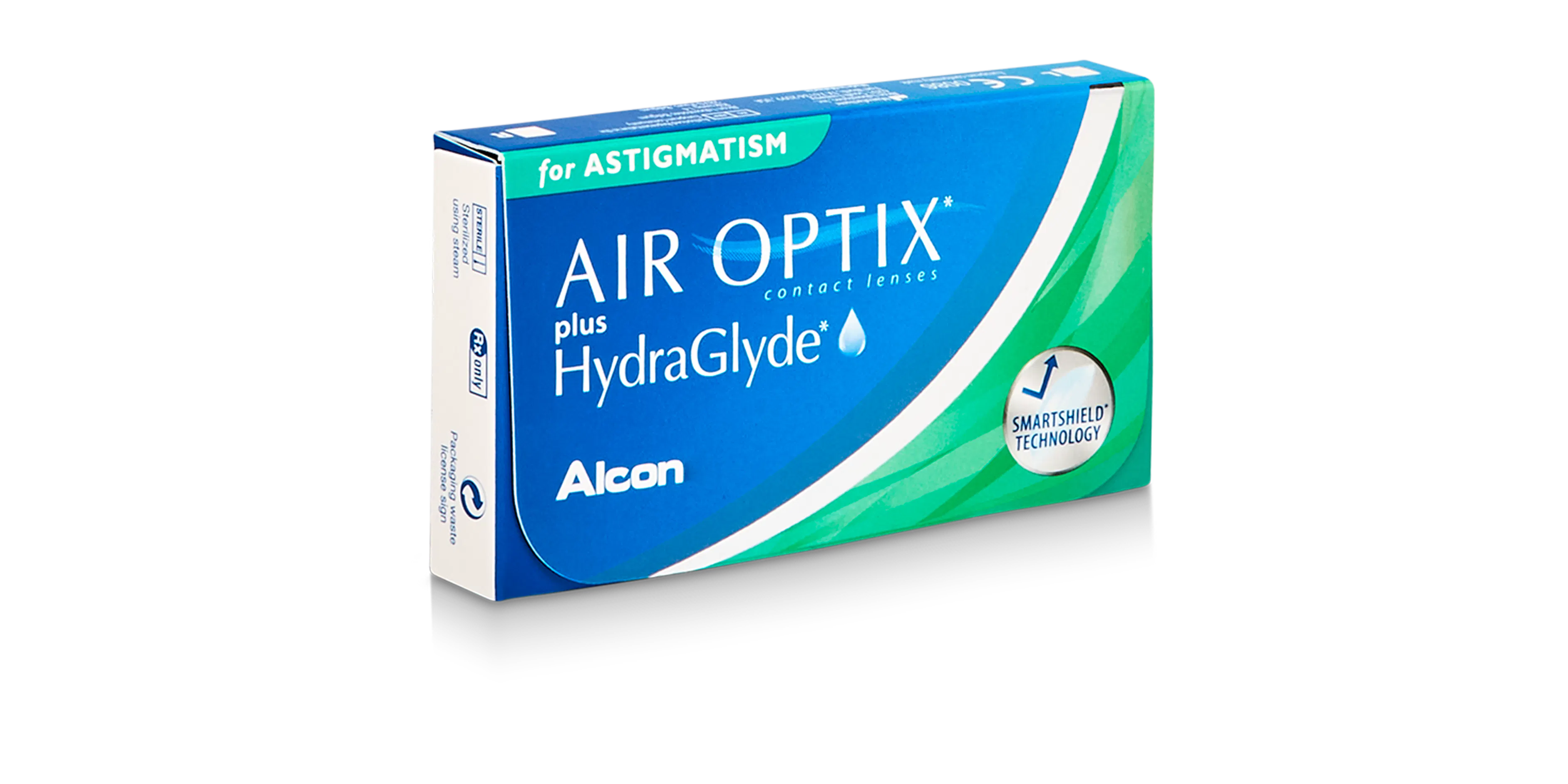 Front, AIR OPTIX® Plus HydraGlyde® Astigmatism 3