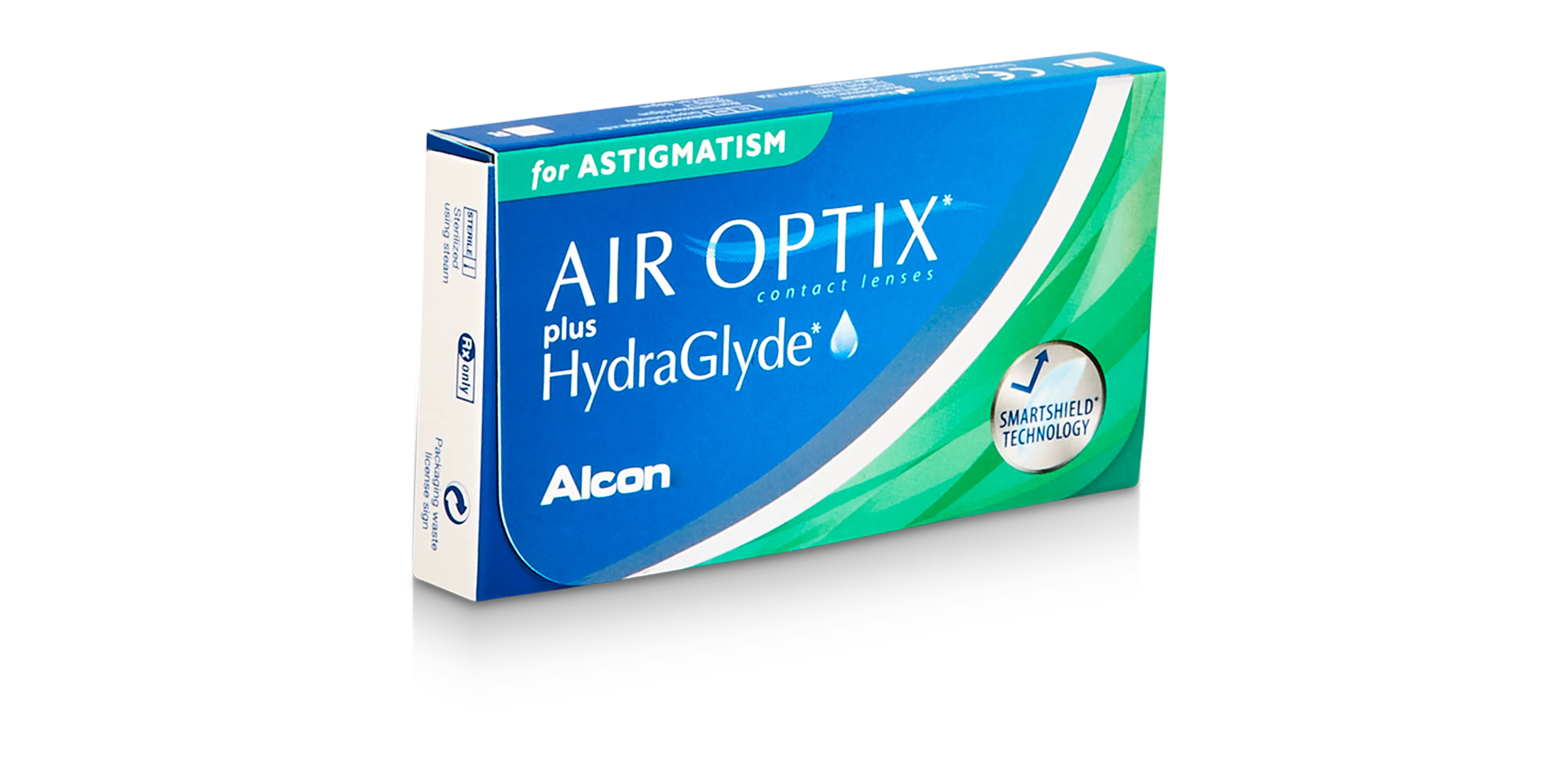 Front, AIR OPTIX® Plus HydraGlyde® Astigmatism 6