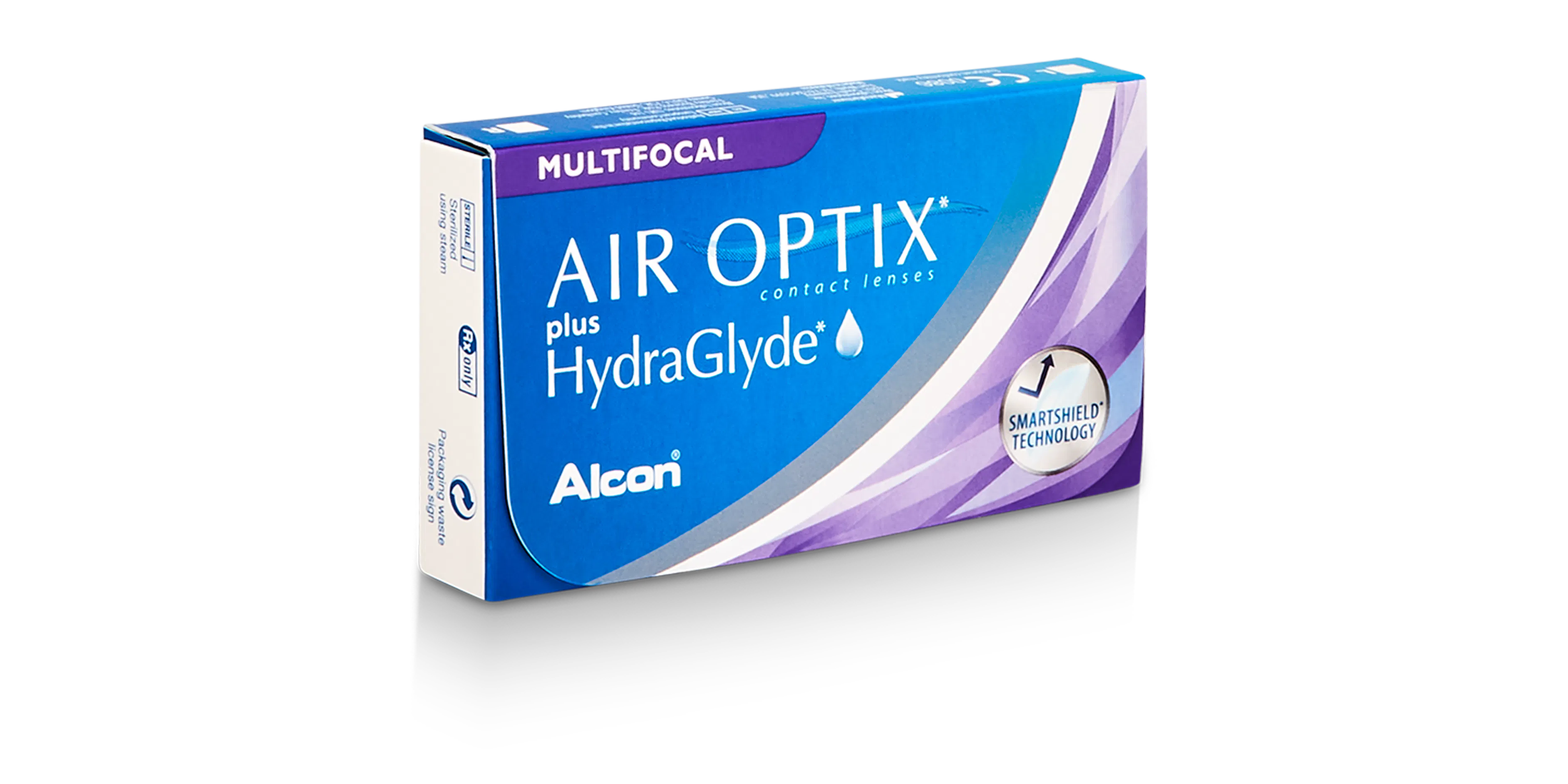 Front, AIR OPTIX® Plus HydraGlyde® Multifocal 6