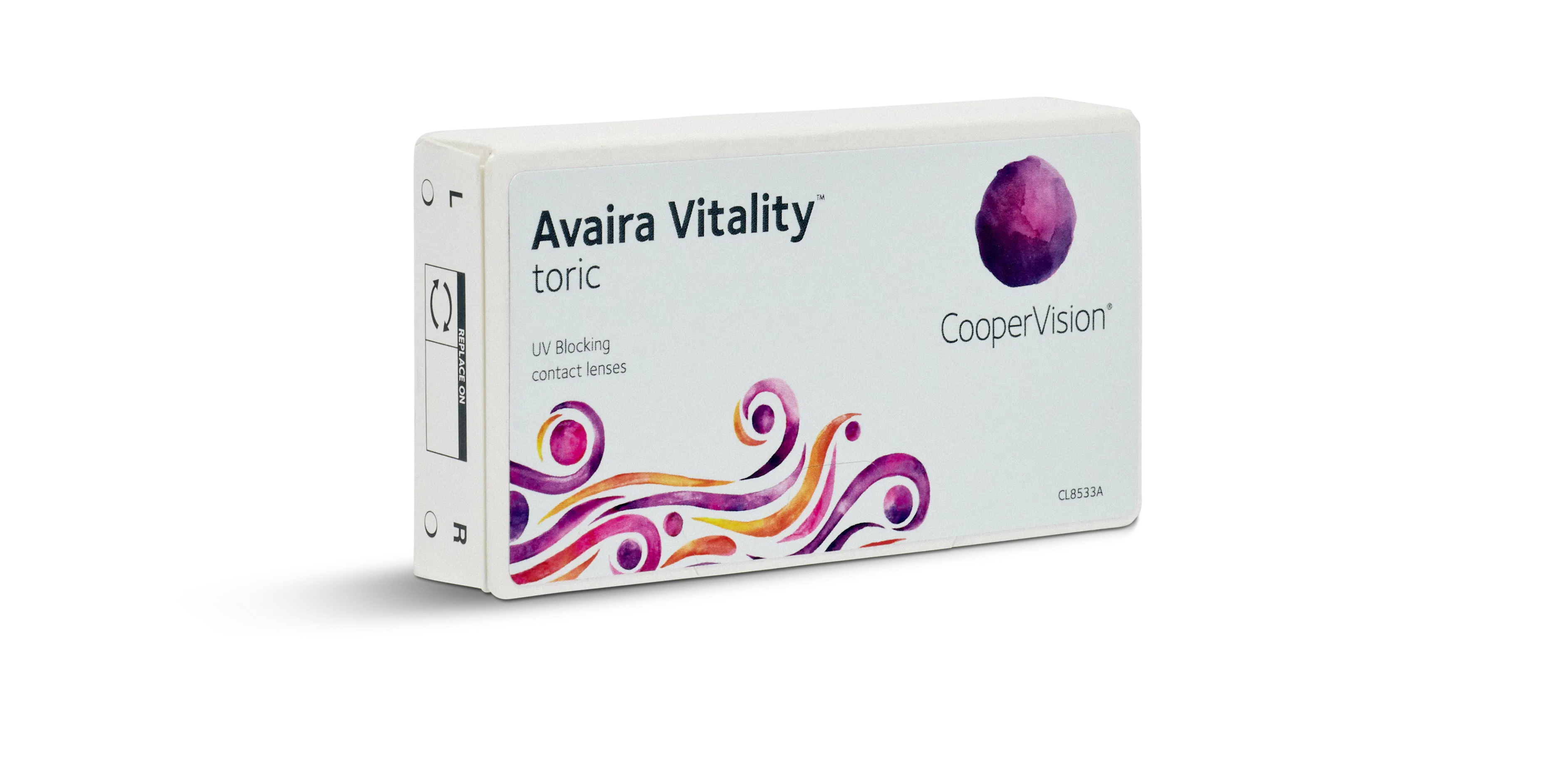 Front, Avaira Vitality® Toric 6