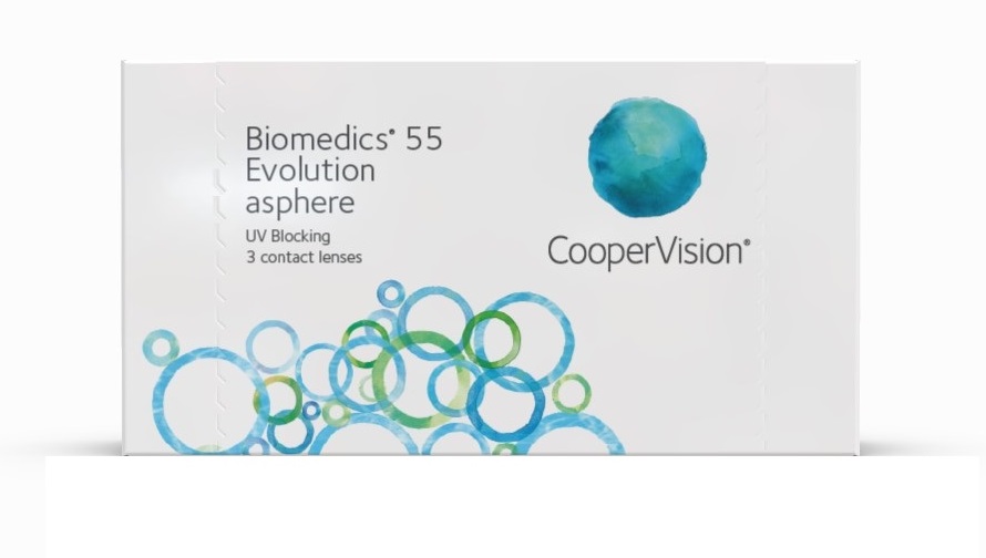 Front Biomedics Biomedics 55 Evolution Mensili 3 lenti per confezione