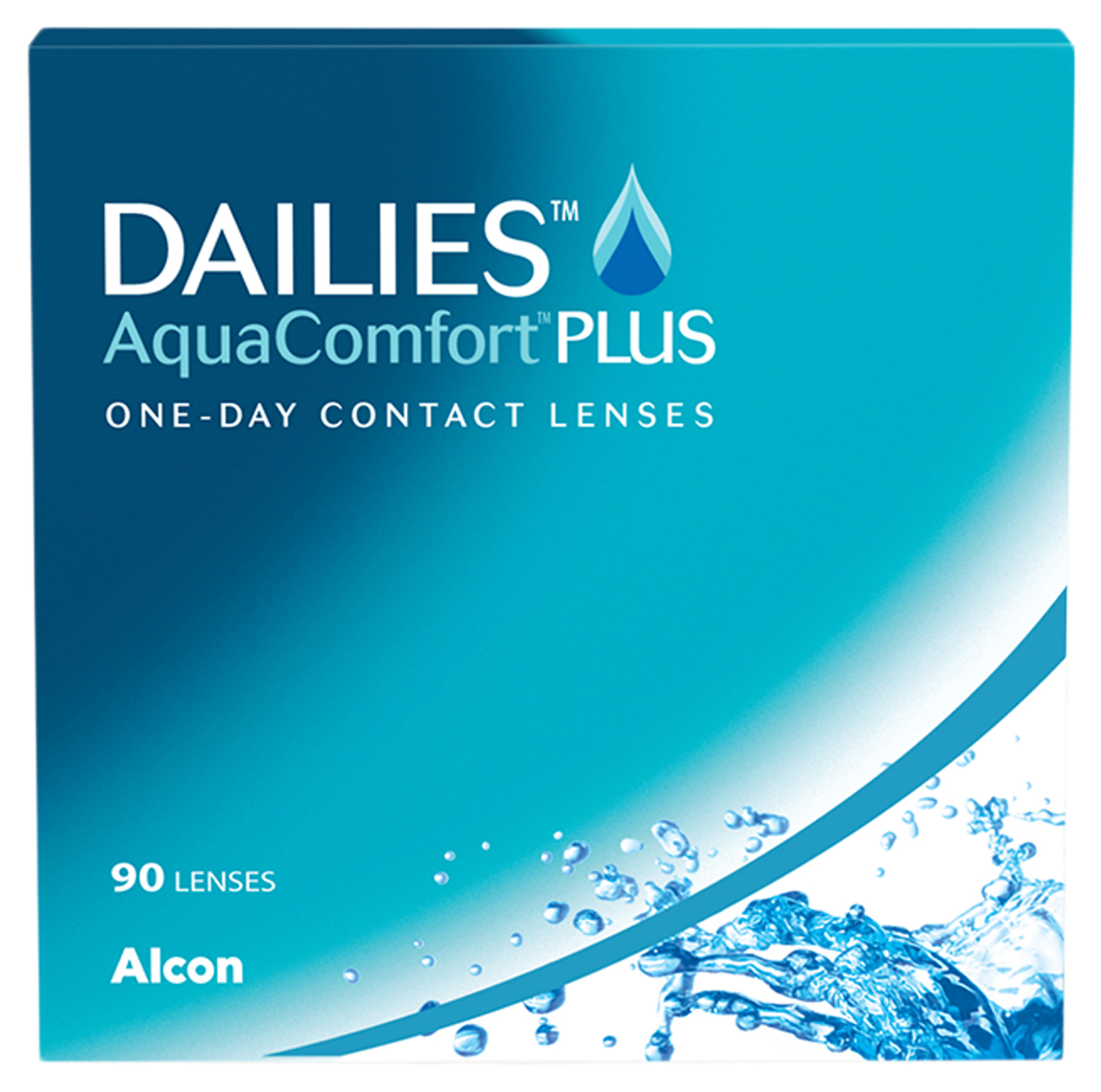 Front Dailies Dailies Aqua Comfort Plus 90-pack Giornaliere 90 lenti per confezione